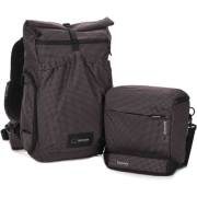 Shimoda Side Lite 22 Starter Kit (Black/White) - zestaw, plecak fotograficzny 22L + średnia torba na sprzęt (520-371)