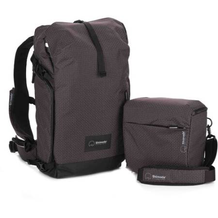 Shimoda Sidecountry 28 Starter Kit (Black/White) - zestaw, plecak fotograficzny 28L + średnia torba na sprzęt (520-351)