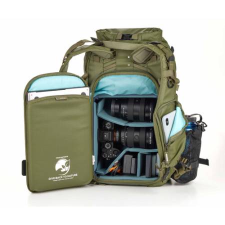 Shimoda Action X25 v2 Starter Kit + Small Mirrorless Core Unit Army Green - zestaw, plecak fotograficzny z kratownicą