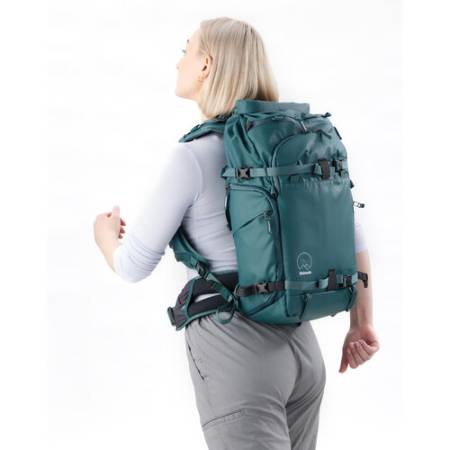 Shimoda Action X25 V2 Women`s Starter Teal - zestaw, plecak fotograficzny z kratownicą i paskami dla kobiet, turkusowy