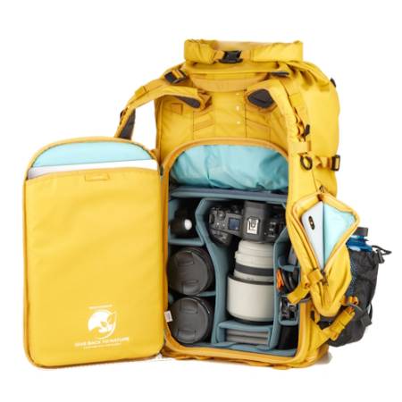 Shimoda Action X40 V2 Starter Kit Yellow - zestaw, plecak fotograficzny z kratownicą