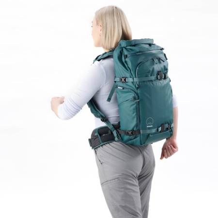 Shimoda Action X40 V2 Women`s Starter Pack Teal - zestaw, plecak fotograficzny z kratownicą i paskami dla kobiet, turkusowy