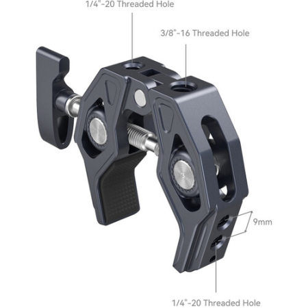 SmallRig 3755B Crab Clamp - zacisk, uchwyt, klamra - otwory