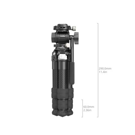 SmallRig 5025 - statyw z głowicą, wyamiry, złożony
