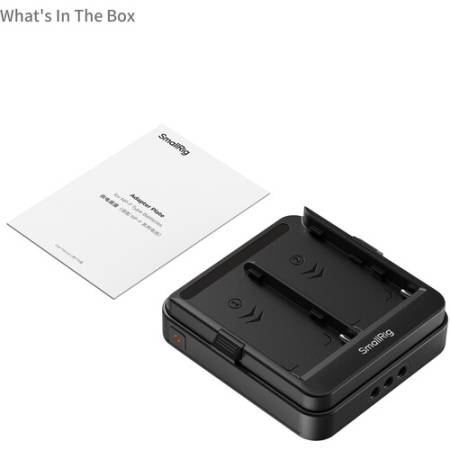 SmallRig 5536 - adapter / płytka montażowa do akumulatorów NP-F (UPS) - zawartość