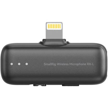 SmallRig 5783 S70RX-L - bezprzewodowy odbiornik do mikrofonu (Lightning, 2.4 GHz, 24-bit, 4kHz, czarny)