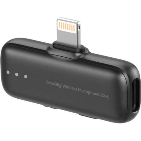 SmallRig 5783 S70RX-L - bezprzewodowy odbiornik do mikrofonu (Lightning, 2.4 GHz, 24-bit, 4kHz, czarny)