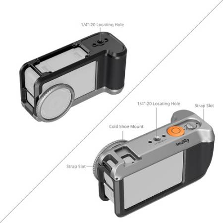SmallRig 5891 - zestaw, klatka do DJI Osmo Action 6 (+ pasek na ramię, pierścień ochronny do obiektywu) - przykład użycia