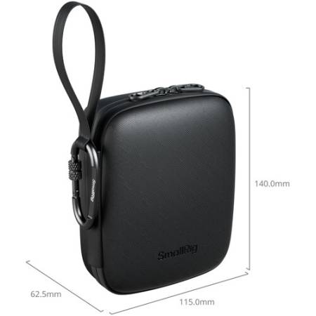 SmallRig 5917 - etui/case/futerał/torba + karabińczyk do kamer sportowych - wymiary