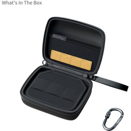SmallRig 5917 - etui/case/futerał/torba + karabińczyk do kamer sportowych - zawartość