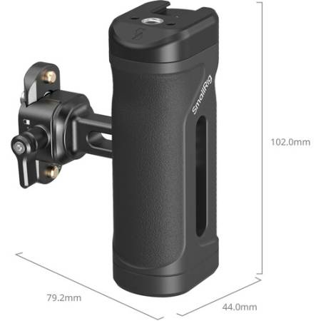 SmallRig 5947 - uchwyt boczny z zaciskiem NATO (+szyna NATO, udźwig 10kg) - wymiary