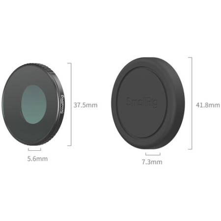 SmallRig 5966 - filtr polaryzacyjny, CPL do DJI Osmo Action 6 - wymiary