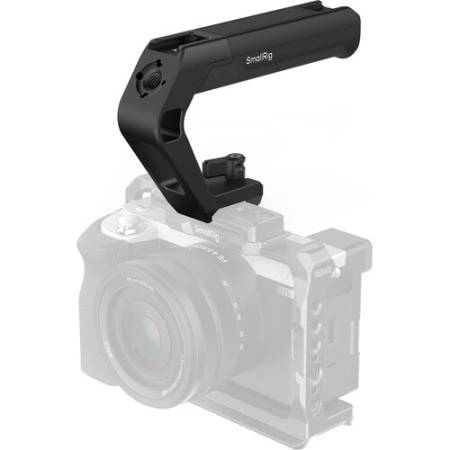 SmallRig 5977 - uchwyt górny do klatki operatorskiej, mocowanie z zaciskiem NATO, udźwig 10kg - przykład użycia
