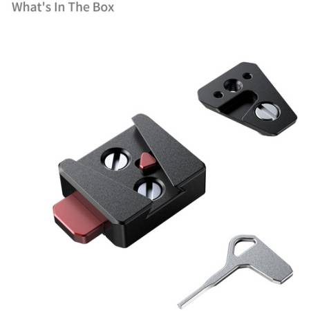 SmallRig 6021 - płytka montażowa z mocowaniem V-Lock, Quick Release, 2x śruba 1/4