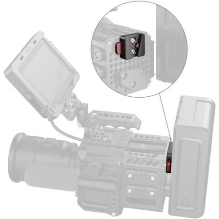 SmallRig 6021 - płytka montażowa z mocowaniem V-Lock, Quick Release, 2x śruba 1/4