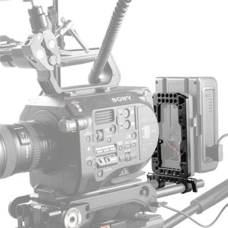 SmallRig 1547 - płytka, mocowanie na akumulator z uchwytami do prętów LWS 15mm