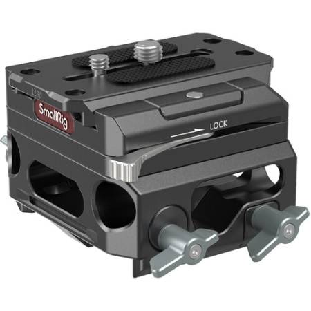 SmallRig 3067 - lekka magnezowa szybkozłączka z podwójnym uchwytem na pręty 15mm_1