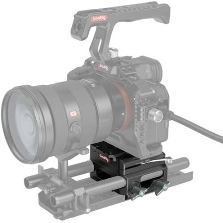 SmallRig 3067 - lekka magnezowa szybkozłączka z podwójnym uchwytem na pręty 15mm_2