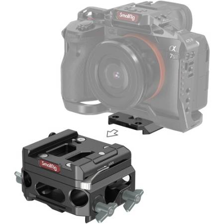 SmallRig 3067 - lekka magnezowa szybkozłączka z podwójnym uchwytem na pręty 15mm_7