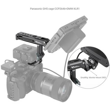 SmallRig 3082 - uchwyt do Sony XLR K1M/K2M/K3M i adapter Panasonic XLR1