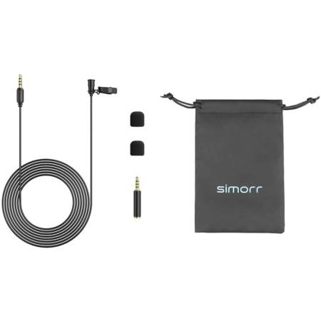 SmallRig 3388 - mikrofon lavalier, Simorr Wave L1 3.5mm