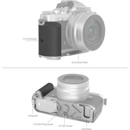 SmallRig 3480 - płytka L-kształtna z gripem do Nikon Z
