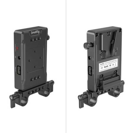 SmallRig 3498 - przejściówka V-Mount z podwójnym zaciskiem do baterii