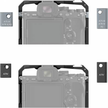 SmallRig 3594 - klatka operatorska, Sony A7IV/ A7SIII/ A7RIV/ A1 z zamocowanym gripem VG-C4EM