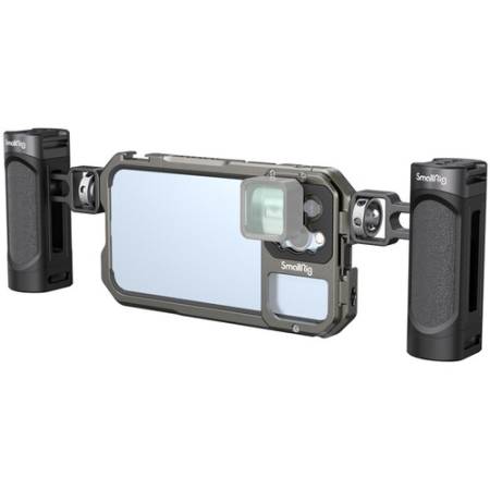 SmallRig 3604 - zestaw do filmowania, klatka operatorska, dwa uchwyty boczne do iPhone 13 Pro Max_1