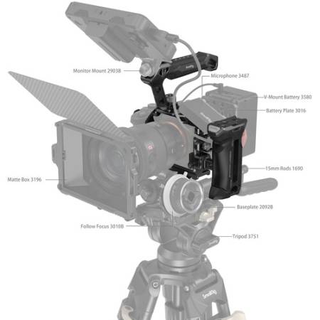 SmallRig 3710 Rhinoceros - Zestaw, zaawansowana klatka operatorska do Sony A7 RV/ A7VI/ A7 SIII