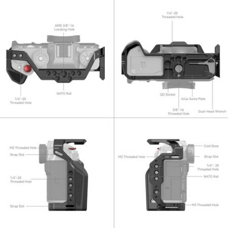 SmallRig 4135 - wielofunkcyjna klatka operatorska do Fujifilm X-T5