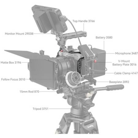 SmallRig 4135 - wielofunkcyjna klatka operatorska do Fujifilm X-T5