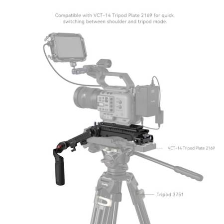 SmallRig 4274 - rig naramienny z regulowanym uchwytem