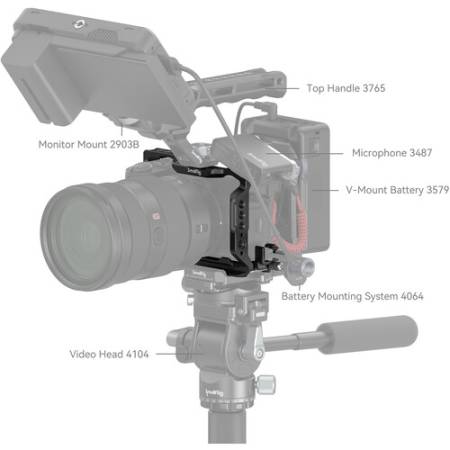 SmallRig 4336 - zestaw, klatka do Sony A6700