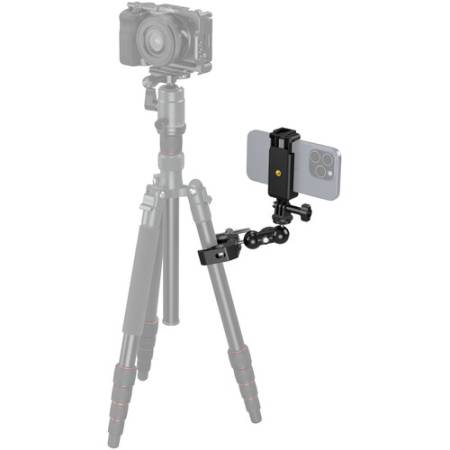 SmallRig 4373 - zestaw, Super Crab Clamp z Magic Armem + uchwyt na telefon, mocowanie na kamerę sportową
