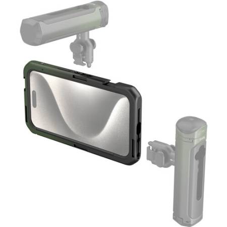SmallRig 4473 X Brandon Li Special - klatka operatorska do iPhone 15 Pro Max, zielona_3