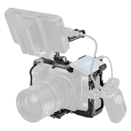 SmallRig 4574 - zestaw, klatka operatorska, uchwyt, mocowanie dysku SSD, wspornik obiektywu, zacisk kabli do BMD Cinema 6K_4