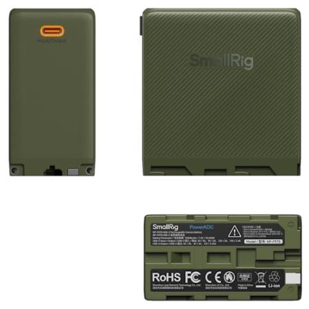 SmallRig 4577 - akumulator z ekranem, USB-C, zamiennik do NP-F970, zielony_4
