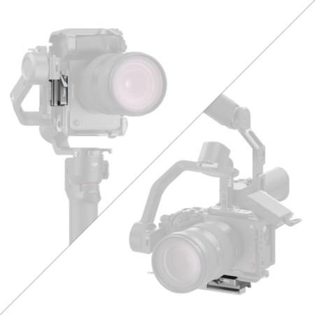 SmallRig 4639 - płytka z mocowaniem szybkozłączkowym HawkLock H38, Arca-Swiss do gimbali DJI_3