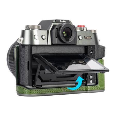 SmallRig 4711 - skórzana półklatka do Fujifilm X-T50, zielona_4
