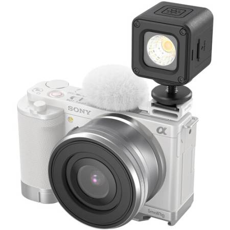 SmallRig 4734 - zestaw, adapter zimna stopka i osłona przeciwwietrzna do Sony ZV-E10 i ZV-1, biały_3