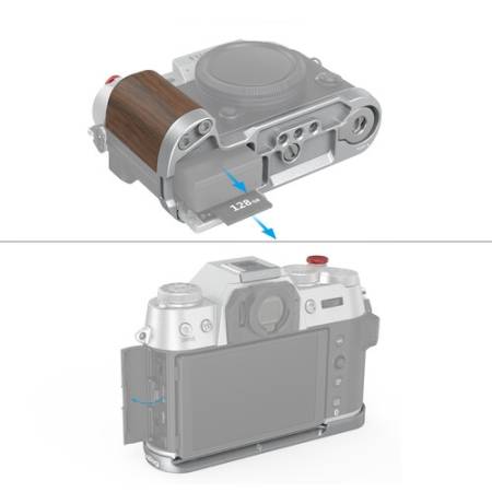 SmallRig 4735 - uchwyt L-kształtny do Fujifilm X-T50, srebrny_4