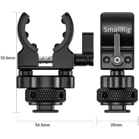 SmallRig 2352 - uchwyt do mikrofonu typu shotgun, zimna stopka