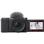 Sony ZV-E10 + 16-50mm II - zestaw, aparat do wideoblogów z obiektywem SELP16502, ZV-E10K
