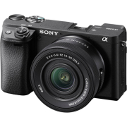 Sony A6400 + SELP16502 - aparat cyfrowy z obiektywem 16-50mm OSS II