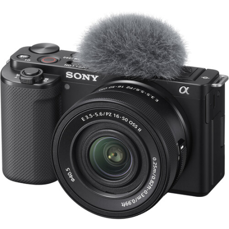 Sony ZV-E10 + 16-50mm II - zestaw, aparat do wideoblogów z obiektywem SELP16502, ZV-E10K
