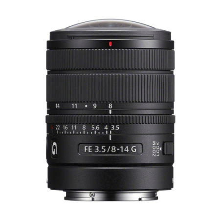 Sony FE 8-14mm F3.5 Fisheye G - obiektyw zmiennoogniskowy typu rybie oko, SEL814GB