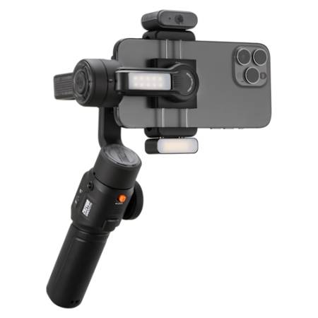 Zhiyun Smooth 5S AI Pro - zestaw, gimbal do smartfona, mini statyw, moduł AI, lampa z filtrami_1