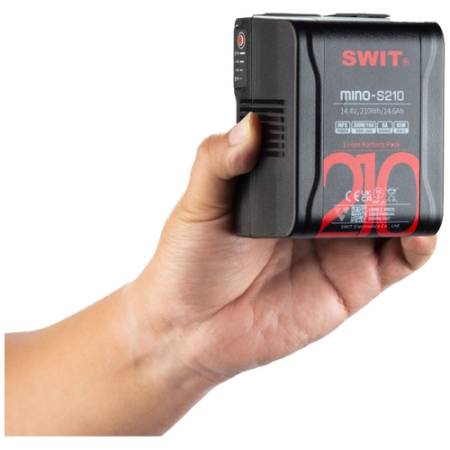 Swit MINO-S210 - akumulator V-mount, 14.4V, 210Wh, 14.6Ah, D-tap, USB-C 3