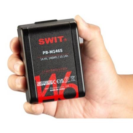 Swit PB-M146S - akumulator V-mount, 14.4V, 146Wh, 10.1Ah, D-tap, USB 6